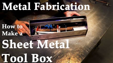 making a sheet metal tool box|screwfix metal boxes.